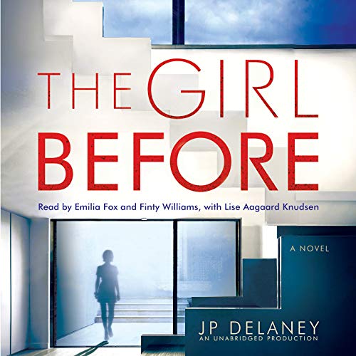 The Girl Before audiobook cover by J. P. Delaney