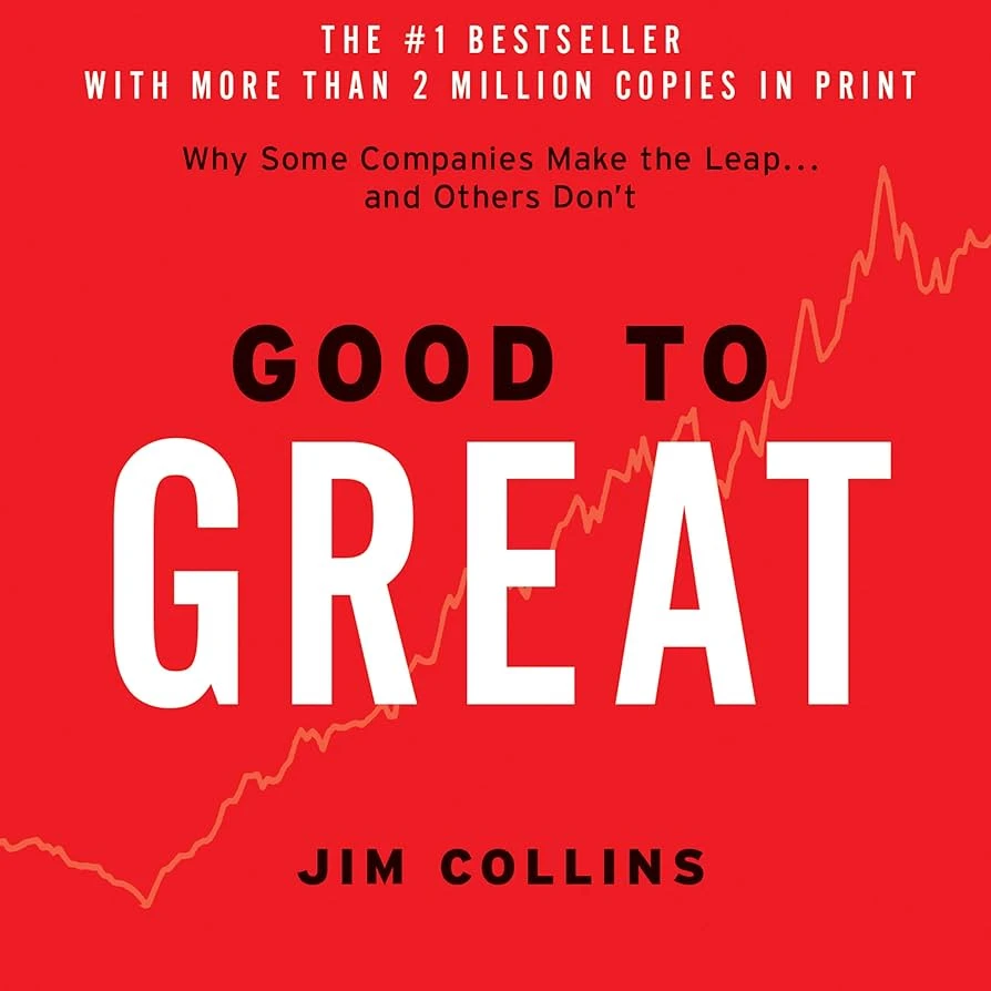 Good to Great by Jim Collins audiobook cover