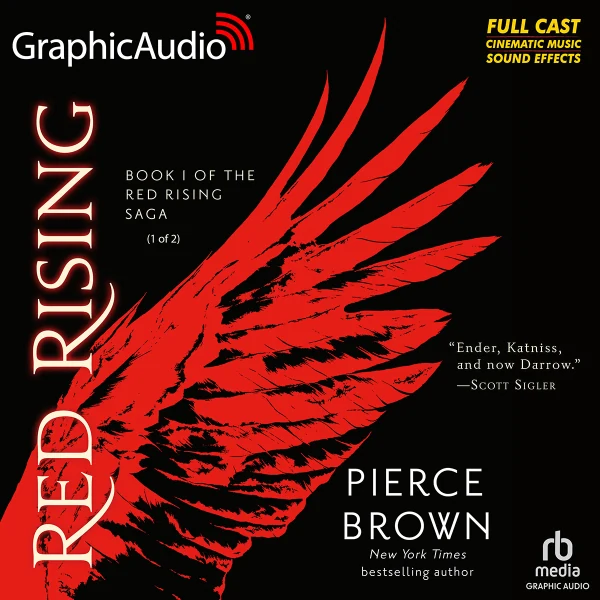 Red Rising dramatized adaptation audiobook cover