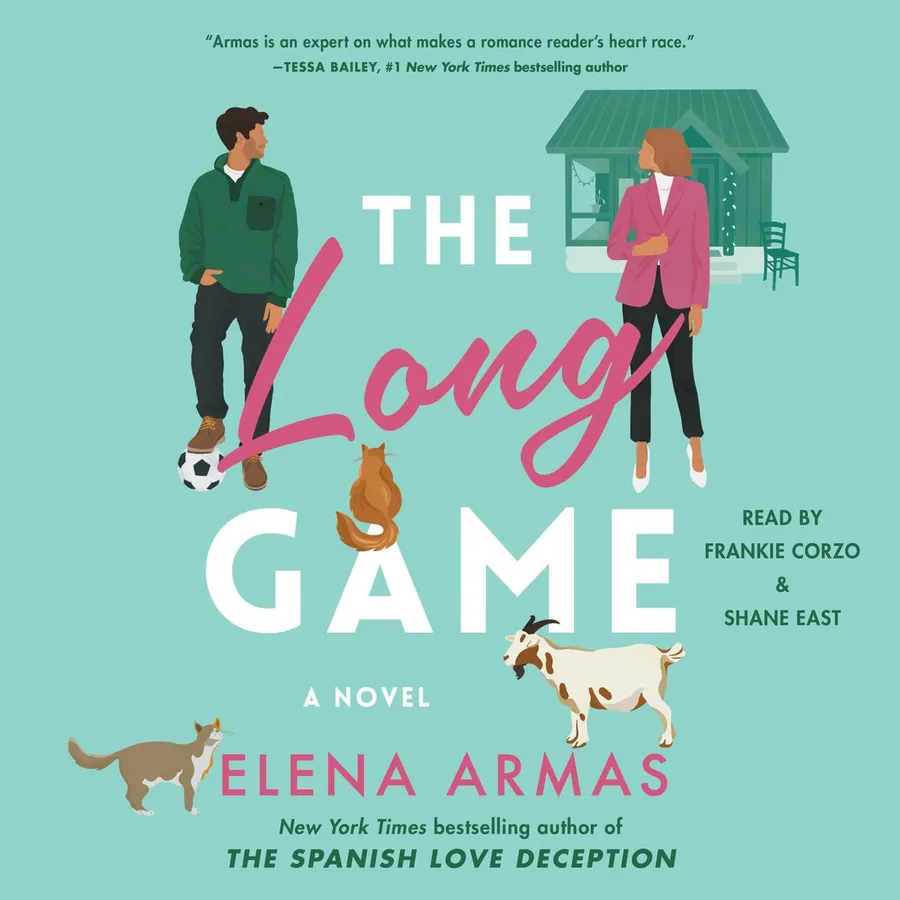 The Long Game audiobook cover by Elena Armas